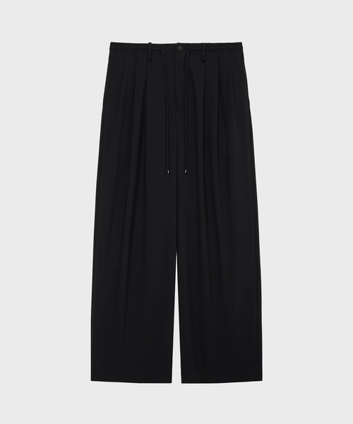 markaware(マーカウェア)の「【MARKAWARE/マーカウェア】TRIPLE PLEATED EASY TROUSERS/【軽涼ウール】/60/2オーガニック強燃ボイル3/2ツイル / トリプルプリーテッドイージートラウザーズ(スラックス・メンズ・ベージュ/ブラック・3/2/1)」の6枚目の写真