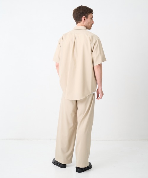 markaware(マーカウェア)の「【MARKAWARE/マーカウェア】TRIPLE PLEATED EASY TROUSERS/【軽涼ウール】/60/2オーガニック強燃ボイル3/2ツイル / トリプルプリーテッドイージートラウザーズ(スラックス・メンズ・ベージュ/ブラック・3/2/1)」の16枚目の写真