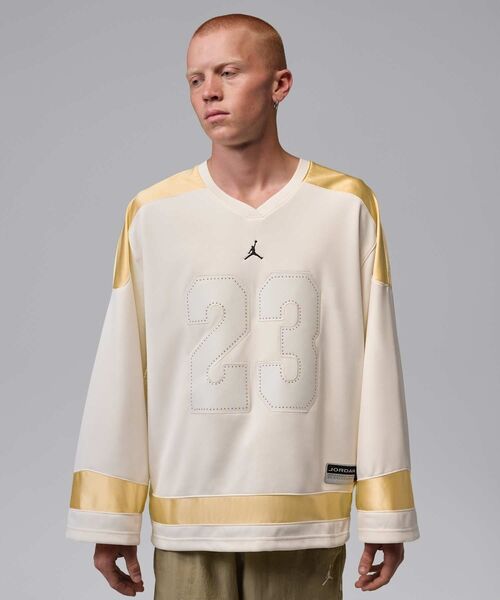 JORDAN BRAND(ジョーダンブランド)の「ジョーダン ブルックリン メンズ フェスティバル ジャージー / Jordan Brooklyn Men's Festival Jersey IF1949-110 Pale Ivory(ジャージ・メンズ・アイボリー・XL/M/L/S/2XL)」の7枚目の写真