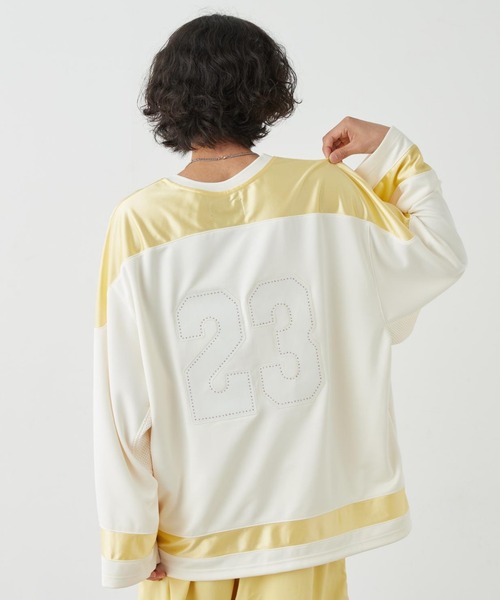 JORDAN BRAND(ジョーダンブランド)の「ジョーダン ブルックリン メンズ フェスティバル ジャージー / Jordan Brooklyn Men's Festival Jersey IF1949-110 Pale Ivory(ジャージ・メンズ・アイボリー・XL/M/L/S/2XL)」の2枚目の写真