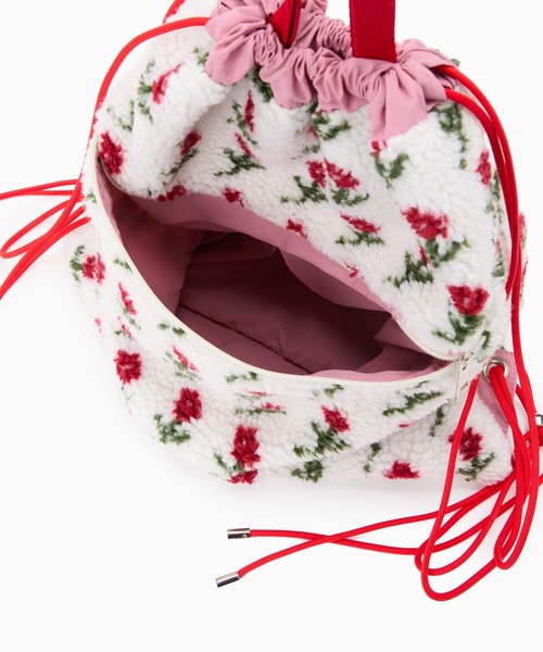 Casselini(キャセリーニ)の「CASSELINI/キャセリーニ ボアナップザック(バックパック/リュック・レディース・グリーン/レオパード/ネイビー/ブラウン/レッド・ONE SIZE)」の18枚目の写真