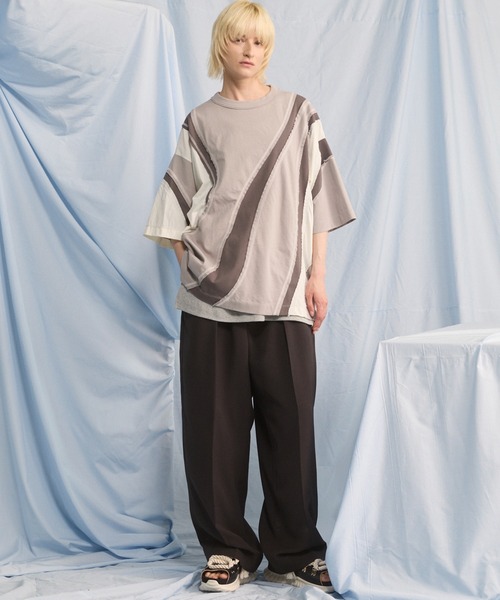 MAISON SPECIAL（メゾンスペシャル）の「《UNISEX》Fraise Layered Square Tank Top/フライスレイヤードスクエアタンクトップ【MAISON SPECIAL/メゾンスペシャル】（タンクトップ・メンズ・ホワイト/ブラック/チャコールグレー/グレー・0/2/1）」の13枚目の写真