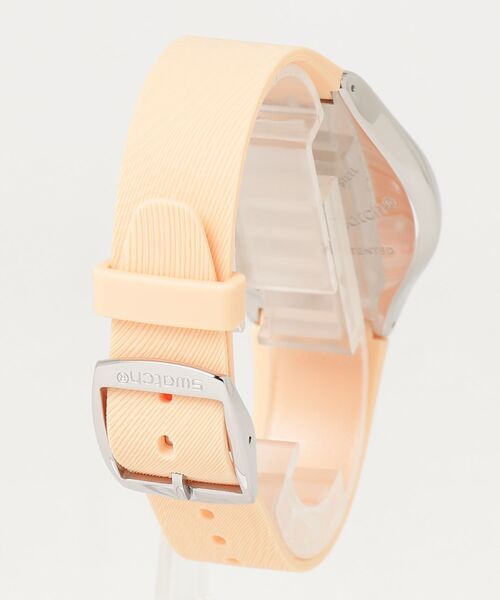SWATCH(スウォッチ)の「IRIDESCENTLY BLUE/PEACH(アナログ腕時計・レディース・オレンジ/ブルー・FREE)」の14枚目の写真