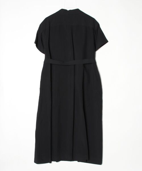 THE SHINZONE(ザ シンゾーン)の「OPEN COLLAR SHIRT DRESS 26MMSOP03(ワンピース・レディース・ブラック/ベージュ・34)」の3枚目の写真