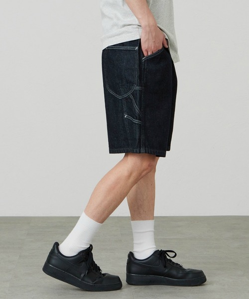 Lee(リー)の「Lee/リー COMFY PAINTER SHORTS【SLIMからWIDEまで選べる4シルエット】(デニムパンツ・メンズ・オリーブ/インディゴブルー/チャコール・31/33/35/29)」の17枚目の写真