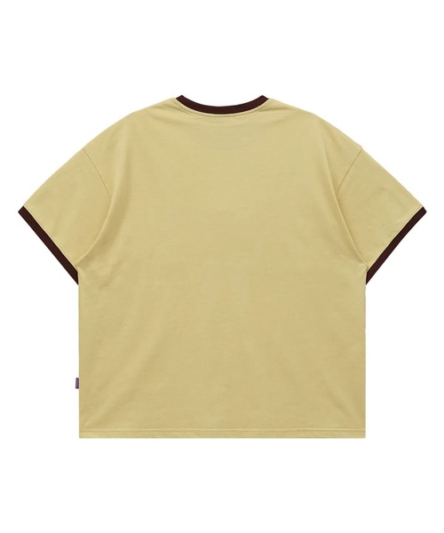 HOODHOOD(フッドフッド)の「【UNISEX】HOODHOOD/STRESSリンガーTシャツ(Tシャツ/カットソー・レディース・ブラウン/イエロー・MEDIUM)」の10枚目の写真