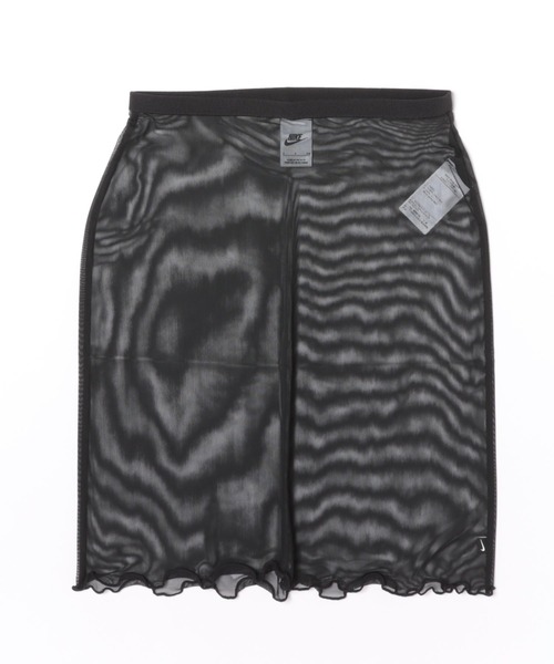 NIKE（ナイキ）の「ナイキ スポーツウェア ウィメンズ スリム シアー スカート / Nike Sportswear Women's Slim Sheer Skirt IR1679-010 Black（スカート・レディース・ブラック・XS/XL/S/M/L）」の2枚目の写真