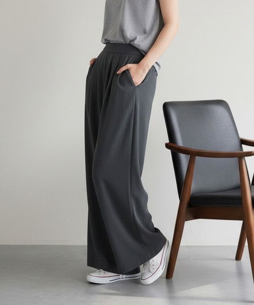 Nunc.(ヌンク)の「ノルディスワイドパンツ(その他パンツ・レディース・チャコールグレー/ベージュ/オフホワイト/ブラック・FREE)」の20枚目の写真