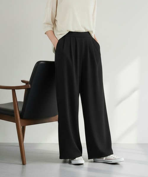 Nunc.(ヌンク)の「ノルディスワイドパンツ(その他パンツ・レディース・チャコールグレー/ベージュ/オフホワイト/ブラック・FREE)」の17枚目の写真