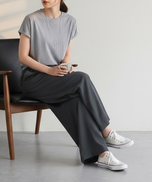 Nunc.(ヌンク)の「ノルディスワイドパンツ(その他パンツ・レディース・チャコールグレー/ベージュ/オフホワイト/ブラック・FREE)」の21枚目の写真