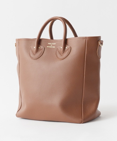 YOUNG&OLSEN The DRYGOODS STORE(ヤングアンドオルセン)の「YOUNG & OLSEN/ヤングアンドオルセン EMBOSSED LEATHER D TOTE M シボレザー トートバッグ 2WAYハンドバッグ(トートバッグ・レディース・ブラウン/ベージュ/ブラック・FREE)」の15枚目の写真