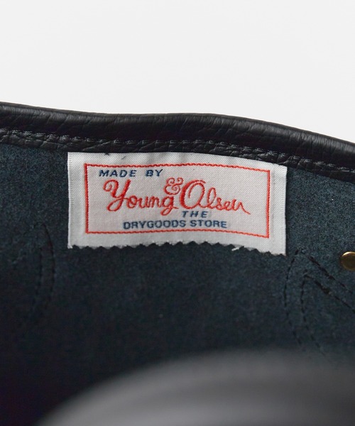 YOUNG&OLSEN The DRYGOODS STORE(ヤングアンドオルセン)の「YOUNG & OLSEN/ヤングアンドオルセン EMBOSSED LEATHER D TOTE M シボレザー トートバッグ 2WAYハンドバッグ(トートバッグ・レディース・ブラウン/ベージュ/ブラック・FREE)」の8枚目の写真