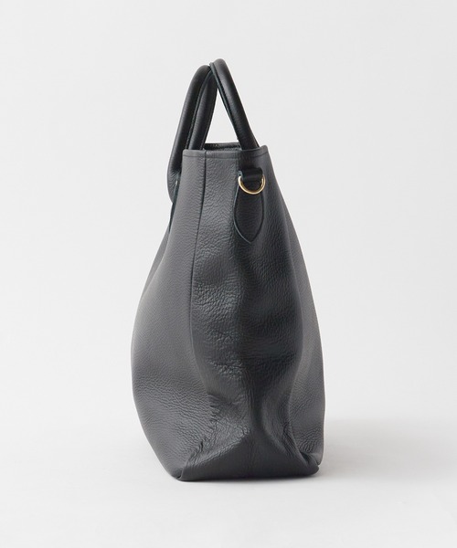 YOUNG&OLSEN The DRYGOODS STORE(ヤングアンドオルセン)の「YOUNG & OLSEN/ヤングアンドオルセン EMBOSSED LEATHER D TOTE M シボレザー トートバッグ 2WAYハンドバッグ(トートバッグ・レディース・ブラウン/ベージュ/ブラック・FREE)」の12枚目の写真