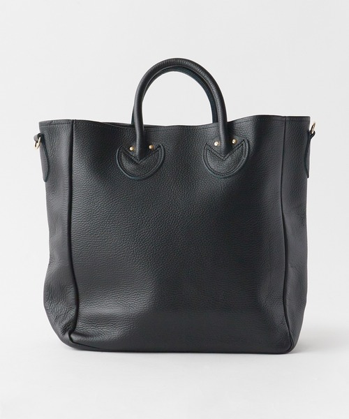YOUNG&OLSEN The DRYGOODS STORE(ヤングアンドオルセン)の「YOUNG & OLSEN/ヤングアンドオルセン EMBOSSED LEATHER D TOTE M シボレザー トートバッグ 2WAYハンドバッグ(トートバッグ・レディース・ブラウン/ベージュ/ブラック・FREE)」の13枚目の写真