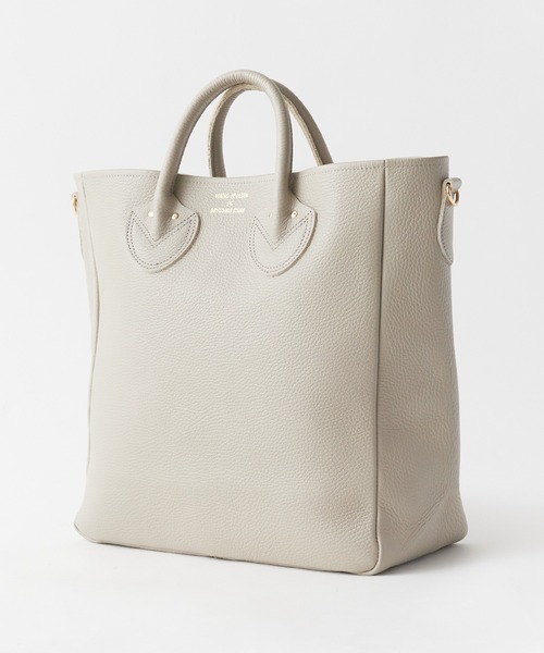 YOUNG&OLSEN The DRYGOODS STORE(ヤングアンドオルセン)の「YOUNG & OLSEN/ヤングアンドオルセン EMBOSSED LEATHER D TOTE M シボレザー トートバッグ 2WAYハンドバッグ(トートバッグ・レディース・ブラウン/ベージュ/ブラック・FREE)」の9枚目の写真