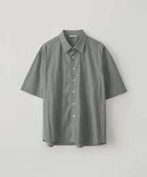 BLANKROOM（ブランクルーム）の「ブリッジハーフシャツ_SMOKE GREEN（シャツ/ブラウス）」
