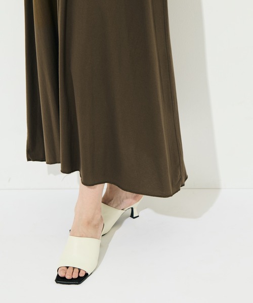 HAKUJI（ハクジ）の「[HAKUJI/ハクジ]Compact cotton tank dress（ワンピース・レディース・ブラック/ブラウン・2/1）」の11枚目の写真
