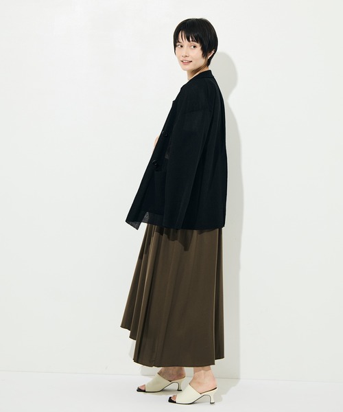 HAKUJI（ハクジ）の「[HAKUJI/ハクジ]Compact cotton tank dress（ワンピース・レディース・ブラック/ブラウン・2/1）」の15枚目の写真