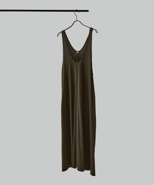 HAKUJI（ハクジ）の「[HAKUJI/ハクジ]Compact cotton tank dress（ワンピース・レディース・ブラック/ブラウン・2/1）」の17枚目の写真
