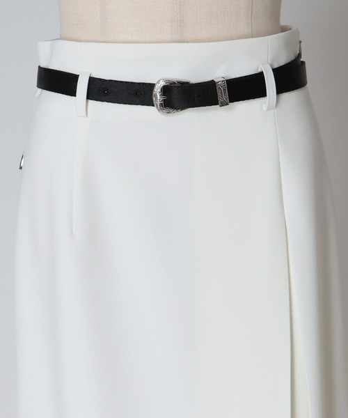 DRESSLAVE(ドレスレイブ)の「one pleats long skirt(ワンタックロングスカート)(スカート・レディース・ネイビー/ホワイト・38/36)」の8枚目の写真