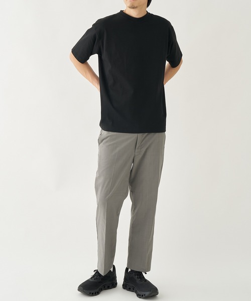 MAGASIN DE MODE TOOLS（マガジンデモードトゥールズ）の「【MAGASIN DE MODE TOOLS】麻調スーパーストレッチパンツ　リネンライク　MZJ（その他パンツ・メンズ・ネイビー/グレー・M/L/LL）」の9枚目の写真