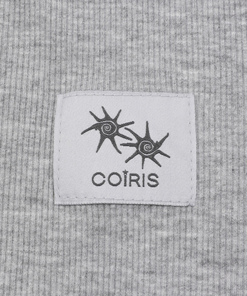 COIRIS(コイリス)の「アリナボタン クロップグルーミングスリーブレス (4カラー)(Tシャツ/カットソー・レディース・ベージュ/ホワイト/ブラック/ライトグレー・FREE)」の7枚目の写真
