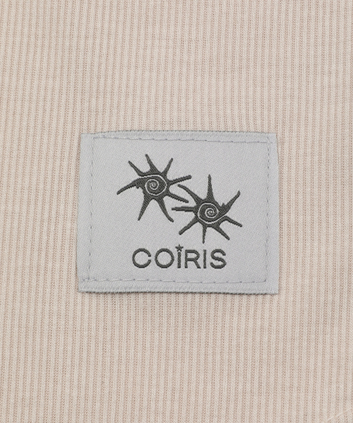 COIRIS(コイリス)の「アリナボタン クロップグルーミングスリーブレス (4カラー)(Tシャツ/カットソー・レディース・ベージュ/ホワイト/ブラック/ライトグレー・FREE)」の12枚目の写真