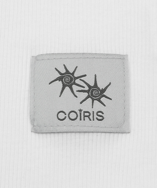 COIRIS(コイリス)の「アリナボタン クロップグルーミングスリーブレス (4カラー)(Tシャツ/カットソー・レディース・ベージュ/ホワイト/ブラック/ライトグレー・FREE)」の17枚目の写真