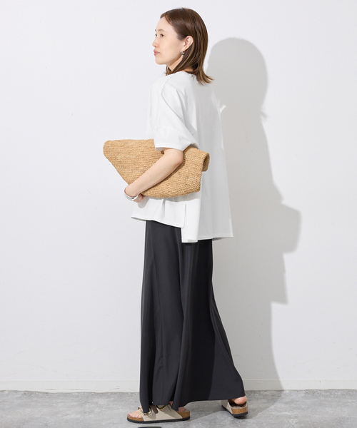 SLOBE IENA(スローブイエナ)の「LIFE フォトドルマンTシャツ(Tシャツ/カットソー・レディース・ホワイト/ブラック・FREE)」の16枚目の写真