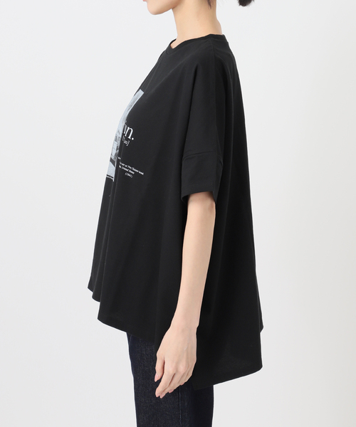 SLOBE IENA(スローブイエナ)の「LIFE フォトドルマンTシャツ(Tシャツ/カットソー・レディース・ホワイト/ブラック・FREE)」の10枚目の写真
