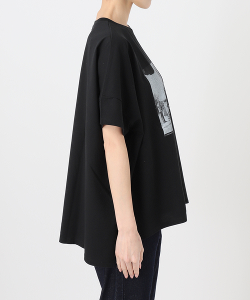SLOBE IENA(スローブイエナ)の「LIFE フォトドルマンTシャツ(Tシャツ/カットソー・レディース・ホワイト/ブラック・FREE)」の12枚目の写真