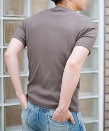 CONZ（コンズ）の「rib compact henry s/s/ヘンリーTシャツ/カッティング/ヘンリーネック/CONZ（Tシャツ/カットソー）」