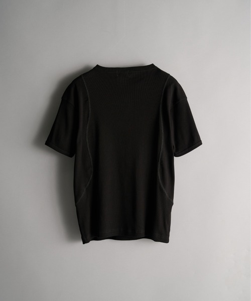 CONZ(コンズ)の「rib compact henry s/s/ヘンリーTシャツ/カッティング/ヘンリーネック/半袖/夏服/CONZ(Tシャツ/カットソー・メンズ・ブラウン/ブラック/ダークグレー/その他・1/2/3)」の13枚目の写真