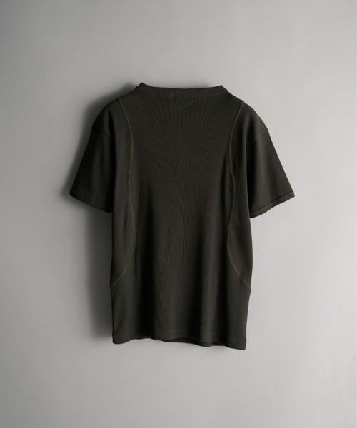 CONZ(コンズ)の「rib compact henry s/s/ヘンリーTシャツ/カッティング/ヘンリーネック/半袖/夏服/CONZ(Tシャツ/カットソー・メンズ・ブラウン/ブラック/ダークグレー/その他・1/2/3)」の18枚目の写真