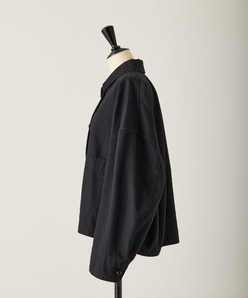 BEARDSLEY(ビアズリー)の「後ろぷっくりコットンジャケット【セットアップ】(その他アウター・レディース・ブラック・FREE)」の12枚目の写真