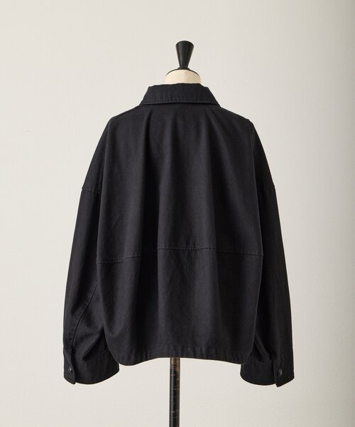 BEARDSLEY(ビアズリー)の「後ろぷっくりコットンジャケット【セットアップ】(その他アウター・レディース・ブラック・FREE)」の13枚目の写真