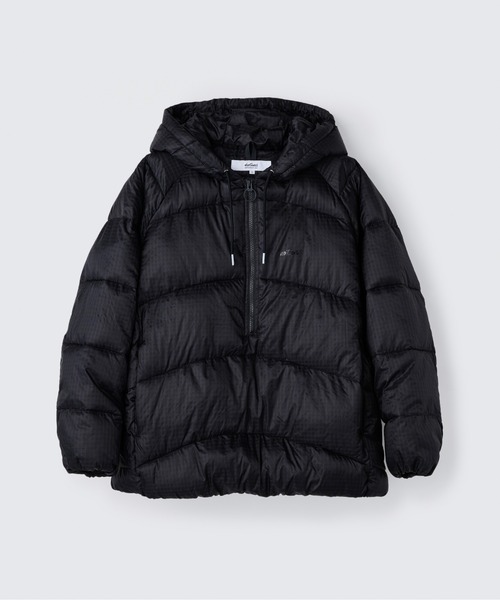 WILD THINGS(ワイルドシングス)の「シアーチェック POロフトパーカー|SEER CHECK PO LOFT PARKA(ブルゾン・レディース・ライトパープル/ピンクベージュ/グリーン/ブラック・M/S)」の2枚目の写真