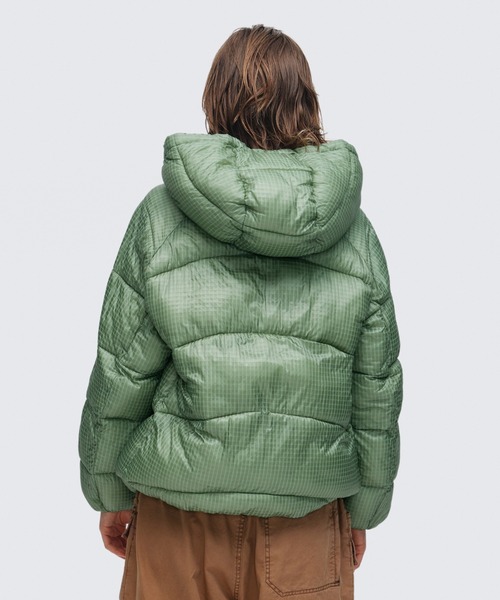 WILD THINGS(ワイルドシングス)の「シアーチェック POロフトパーカー|SEER CHECK PO LOFT PARKA(ブルゾン・レディース・ライトパープル/ピンクベージュ/グリーン/ブラック・M/S)」の13枚目の写真