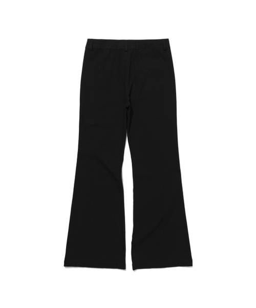 MOAA(モア)の「ダブルポケットジッパーフレアパンツ(その他パンツ・レディース・ブラック/アイボリー・SMALL/MEDIUM)」の9枚目の写真
