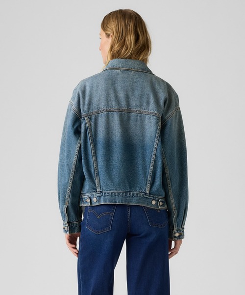 Levi's(リーバイス)の「Levi's/リーバイス 90S トラッカージャケット(デニムジャケット・レディース・インディゴブルー・M/S/XS)」の3枚目の写真
