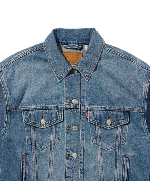 Levi's(リーバイス)の「Levi's/リーバイス 90S トラッカージャケット(デニムジャケット・レディース・インディゴブルー・M/S/XS)」の6枚目の写真