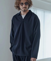 ms6585-Pique Jersey Skipper Pullover Shirt スキッパープルオーバーシャツ(MGN-263-029)