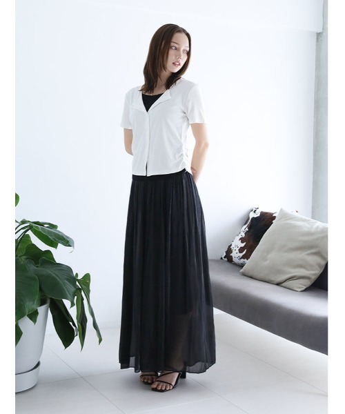 fifth(フィフス)の「ラメシフォンスカンツ(その他パンツ・レディース・ミント/ライトグレー/ブラック・M)」の18枚目の写真
