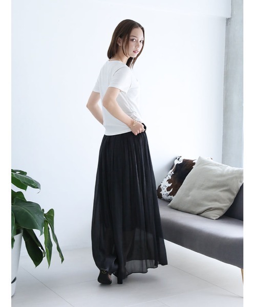fifth(フィフス)の「ラメシフォンスカンツ(その他パンツ・レディース・ミント/ライトグレー/ブラック・M)」の19枚目の写真