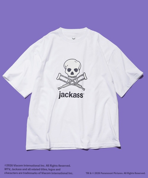 BENCH'S SELECT(ベンチセレクト)の「【jackass/ジャッカス】公式ライセンス グラフィックT 綿100%(Tシャツ/カットソー・メンズ・ブラック/ホワイト・X-LARGE/LARGE/MEDIUM)」の2枚目の写真