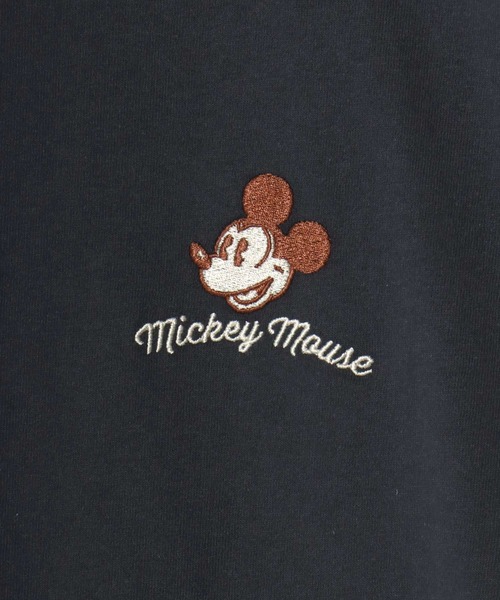 Disney(ディズニー)の「Disney/ディズニー ミッキーマウス オーバーサイズ ピグメント風 ヴィンテージ加工 ロゴ ワンポイント刺繍 袖プリント 長袖Tシャツ/ロンT/レディース メンズ(Tシャツ/カットソー・レディース・ブラック系その他2/ホワイト系その他/ブラック系その他/ベージュ系その他・M/L/LL)」の20枚目の写真