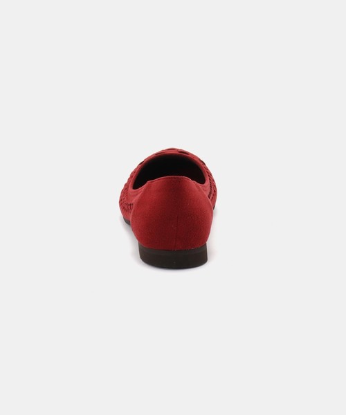 FLAT(フラット)の「《追加2》ポインテッドサシメッシュフラット(バレエシューズ・レディース・ボルドー/モスグリーン・22cm/22.5cm/23cm/23.5cm/24cm/24.5cm/25.5cm/25cm)」の11枚目の写真