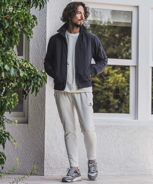 wjk reluxe(ダブルジェーケーリラックス)の「msw1921- Embroidered Back Fleece Sweatshirt バックフリーストレーナー(WR26W-12)(スウェット・メンズ・ホワイト/ブラック/ネイビー・L/M/S)」の15枚目の写真