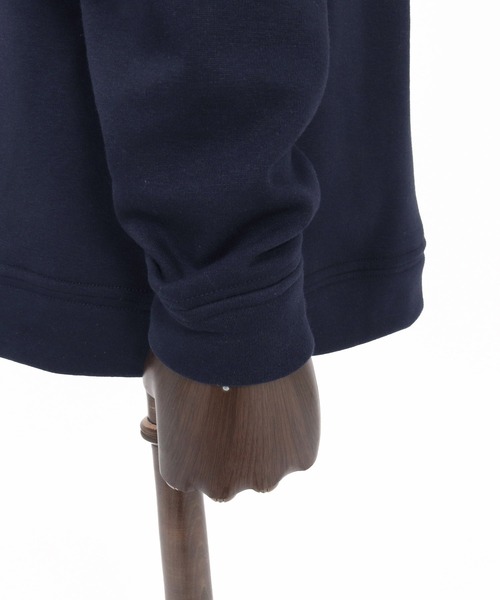wjk reluxe(ダブルジェーケーリラックス)の「msw1921- Embroidered Back Fleece Sweatshirt バックフリーストレーナー(WR26W-12)(スウェット・メンズ・ホワイト/ブラック/ネイビー・L/M/S)」の4枚目の写真