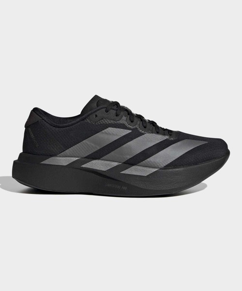 adidas(アディダス)の「アディゼロ EVO SL ウーブン / Adizero EVO SL WOVEN W / ランニングシューズ / アディダス adidas(スニーカー・レディース・ブラック・25.0cm/25.5cm/26.0cm/22.0cm/22.5cm/23.0cm/23.5cm/24.0cm/24.5cm)」の1枚目の写真